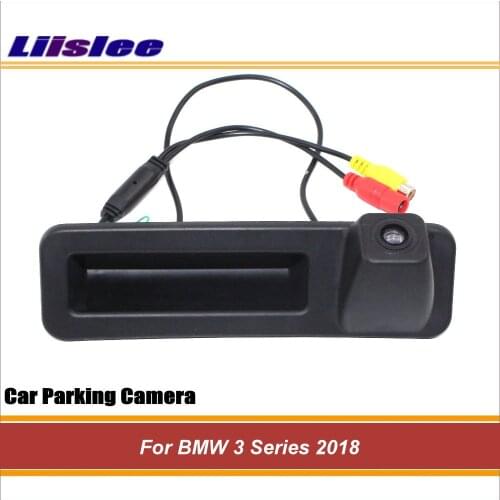 Auto Back Door Handle Parking Camera For BMW 3 Series F30/F31/F34 2018 2019 2020 Integrated Car Android Screen HD CCD CAM