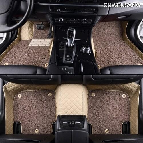 CUWEUSANG Custom car floor mats for Lexus ES IS-C IS LS RX NX GS CT GX LX570 RX350 LX RC RX300 LX470 car mats auto styling