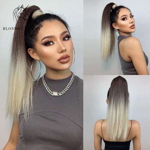 Накладные хвосты BlONDE UNICORN China At AliExpress