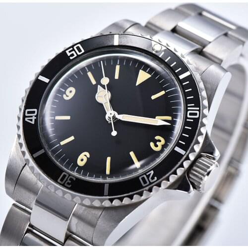 Leisure time Watch Mens Automatic Machinery 39.5mm Sterile Dial Acrylic Crystal Steel Case Bracelet Luminous Black Aluminum Fra