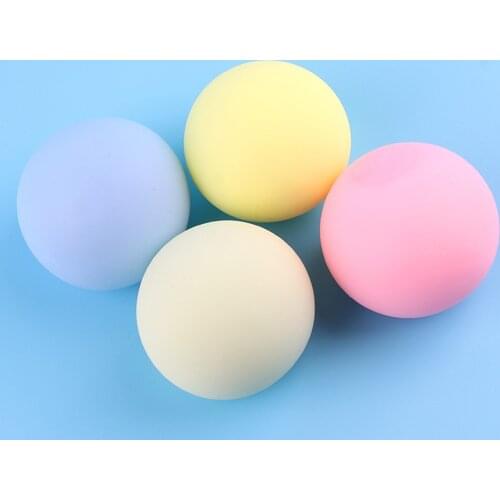 Fluorescent Flour Ball Squeeze Toy Simulation Kneading Stress Relief Vent Ball Soft Squishy Candy Color Squeezable Stress Ball
