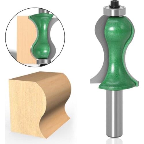 1Pcs 12mm Shank Milling Cutters With Bearing Line knife Molding Router Bit Carving Knife Woodworking Trimming Tools