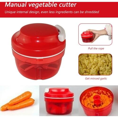 Multifunctional Handmade Vegetable Cutter Food Shredder Stainless Steel Hand Chopper Garlic Chili Crusher Mincer Kitchen Gadgets