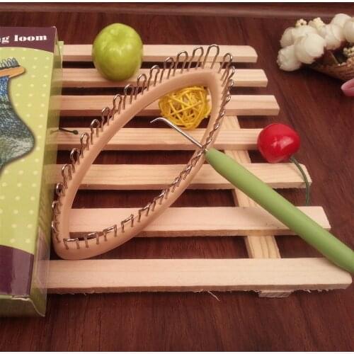 New 32 Peg 5.5"x2.2"Wool yarn knitting tools DIY socks sewing tools Knitting Loom Craft DIY Tool For Socks Leg Warmers Hobby Kit