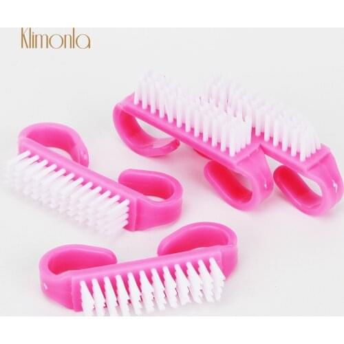 Wholesale 50Pcs/Bag Cleaning Dust Brush Tool Pink Nail Brush Nail Art Care Manicure Tools Dust Remove Dust Small Clean Salon