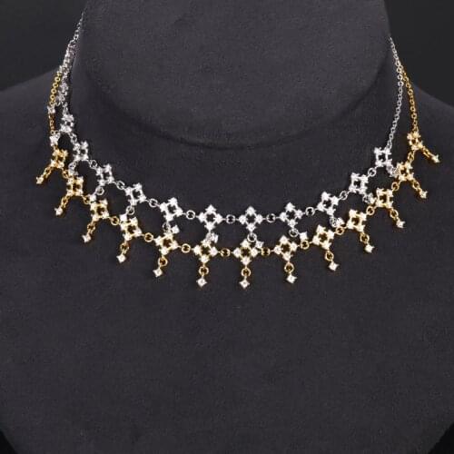 JanekellyMothers Day Gift Trendy Dainty Initial Choker Necklace Personalized Stackable Necklace for women girlfriend Wife gift