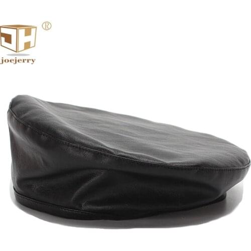 JOEJERRY Faux Leather Beret French Hats For Women Painter Flat Cap Beret Female Boina Feminina Spring Summer Autumn Winter