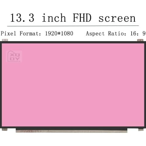13.3" Slim LED matrix For Lenovo ideapad 500S-13IKB 510S-13ISK U31-70 laptop lcd screen panel 1920*1080 30 pins Non-touch matr