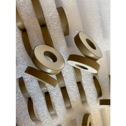 35k25-10-5 Piezoelectric Ceramic Chip Ring Round Transducer Ultrasonic Vibrator Electrode Chip Generator Wafer