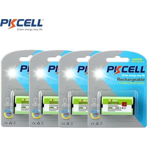 4pcs/4card cordless phone battery PK-0049 2.4V NIMH AA*2 1600MAH P546A pkcell