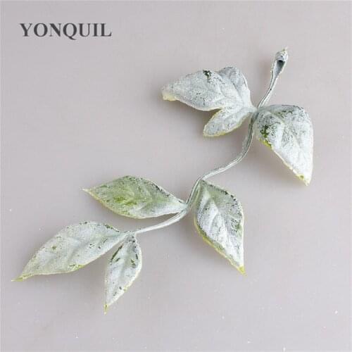 50PCS Leaf Artificial Flower Silk Green Plant Leaves Wedding Home Christmas Decoration DIY Wreath Scrapbook Bouquet leaves