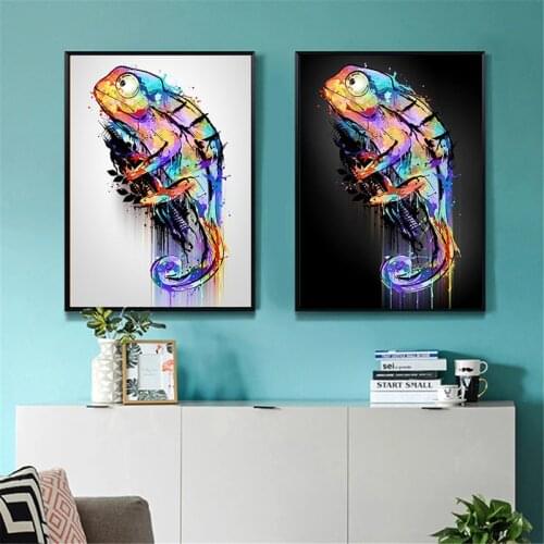 Abstract Animal Fish Canvas Painting Modern Family Posters and Prints Wall Art Picture for Living Room Home Decoration Cuadros