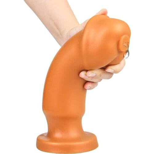 Huge Thick Anal Plug Silicone Animal Penis Butt Plug Vaginal Anus Expander with Suction Cup Big Dildo Sex Toy for Men Woman Gay