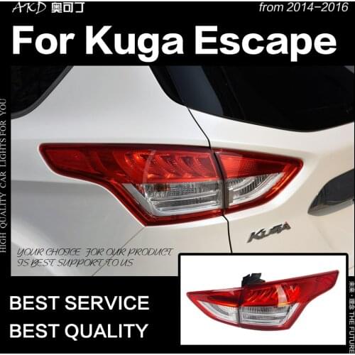 AKD Car Styling for Ford Escape Tail Lights 2014-2016 Kuga LED Tail Lamp LED Tail Light DRL Brake Reverse auto Accessories