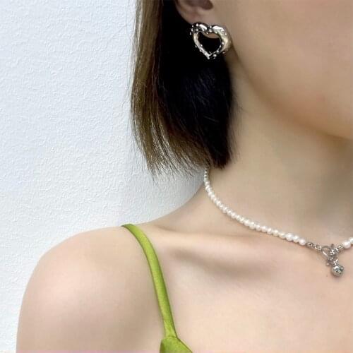 Amorita boutique Classic thin natural pearl necklace with short choker