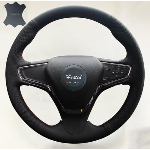 Genuine Nappa Leather Auto wheel steering cover for Chevrolet Cruze 2015 Volt 2016 2017 New Cruze braid on the steering wheel