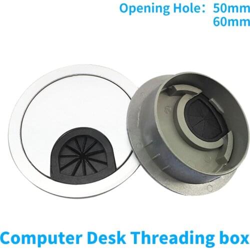 Desk computer desktop eyelet cover,50mm wire cover round decorative cover 60mm wire cover