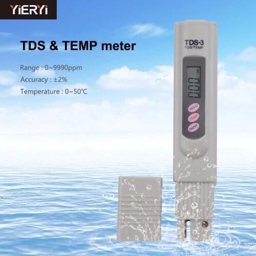 Yieryi TDS-3 Digital TDS Meter Tester Filter Water Quality Purity aquarium tester