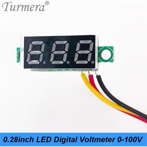 0.28 inch DC LED Digital Voltmeter 0-100V Voltage Meter Auto Car Mobile Power Voltage Tester Detector 12V Red Green Yellow NEW