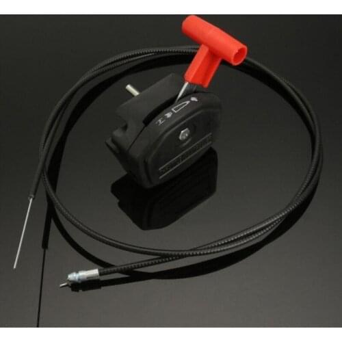 L74D Black+Red Plastic Durable Throttle Box for Lawn Mower Lawn Mower Replacement Parts Durable Throttle Switch Parts