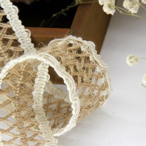 4cm*4M Natural Jute Twine Burlap String Hemp Rope Party Wedding Gift Wrapping Photo Wall Handmade DIY Jewelry Decoration
