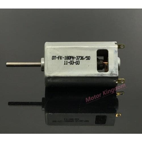 FK-180PH-3736 DC 6V 26800RPM High Speed Strong Magnetic Carbon Brush Micro Motor with Cooling Hole DIY RC Model Aircraft
