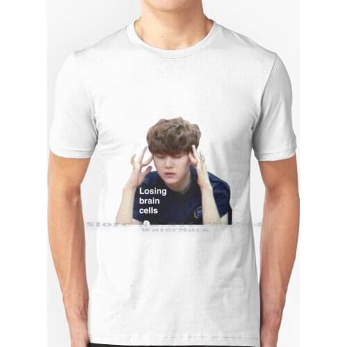 Min Suga Meme T Shirt 100% Pure Cotton Braincells Boys Memes Army Funny Army Memes Relatable Min Yoongi Suga Meme Taehyung
