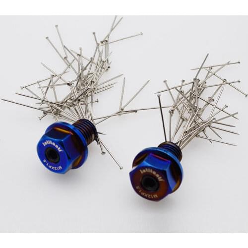 Jntitanti burnt color Gr.5 titanium oil drain plug screws for Suzuki Gsxr motorcycle