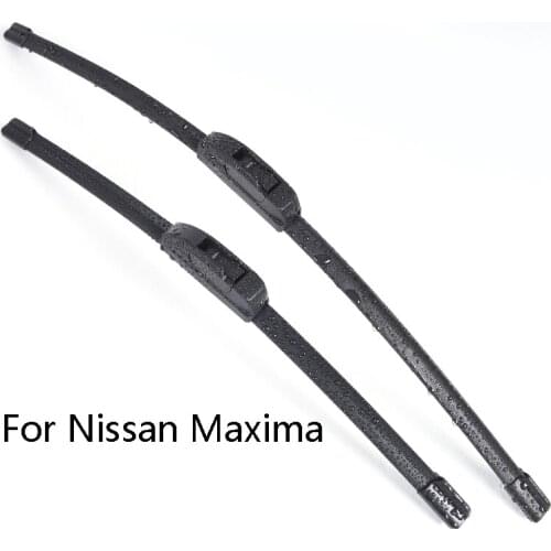Car Windshield Wiper Blades For Nissan Maxima from 2003 2004 2005 2006 2007 2008 2009 2010 to 2018 Car Windscreen wiper Rubber