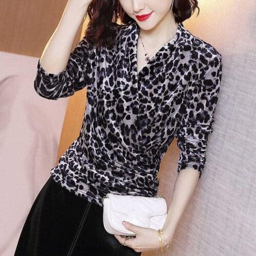 Lucyever Leopard Blouses