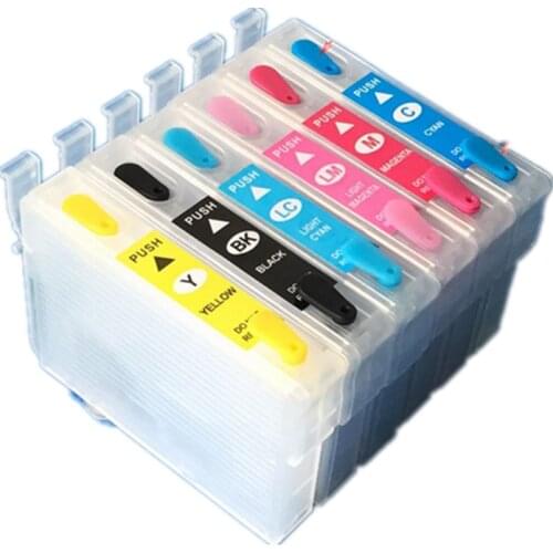 T0811N -T0816N refillable ink cartridge for epson RX590 RX610 RX690 RX695 1410 TX659 TX720WD TX800FW TX820FWD Printer