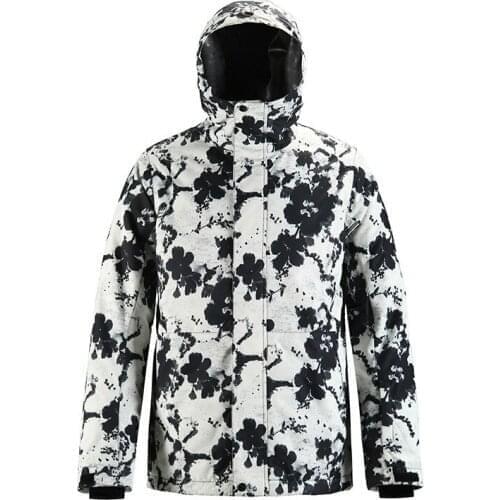 New Mens Single Board Double Board Snow Suit Antifreeze Waterproof Windproof Warm Ski Suit Mens Coat