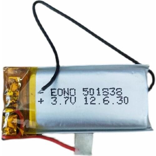 Limited Stock Retail 650mAh 3.7V EONO501838 Rechargeable Battery Size:38*18*5mm High Quality