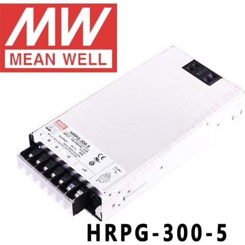Original MEAN WELL HRPG-300-5 5V 60A meanwell HRPG-300 5V 300W Single Output with PFC Function Power Supply