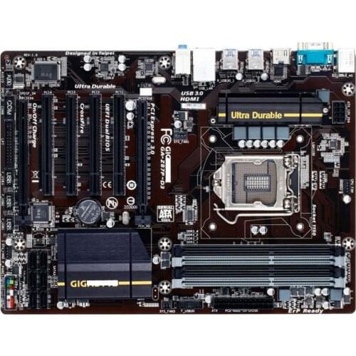 GIGABYTE GA-Z87P-D3 original mainboard DDR3 LGA 1150 Z87P-D3 32GB USB3.0 USB2.0 Z87 used Desktop Motherboard