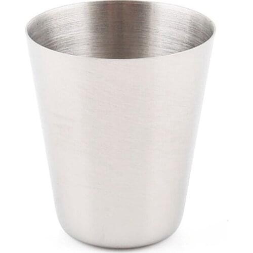1 oz 35ml Stainless Steel Wine Drinking Shot Glasses Barware Cup-ABUX