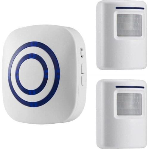 Motion Sensor Alarm, Wireless Alarm Systems Security Home Kits, Segurida Motion Sensor Detect Alert 2 Sensor and 1 Receiver