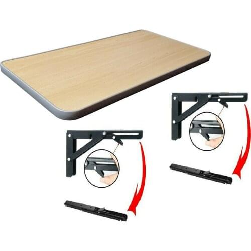 Caravan Folding Bracket Motorhome Stainless Steel Table Shelf Campervan