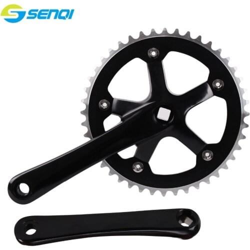 Cycling Fixed gear chain wheel crankset track cycling folding bicycle CNC bike parts 170mm crank 44T