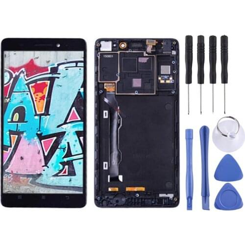 LCD Screen and Digitizer Full Assembly with Frame for Lenovo K3 Note / K50-T5