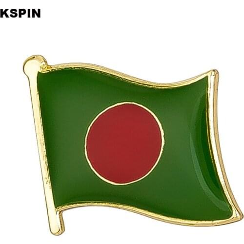 Bangladesh flag badge pin lapel pin 100pcs a lot Brooch Icons KS-0123