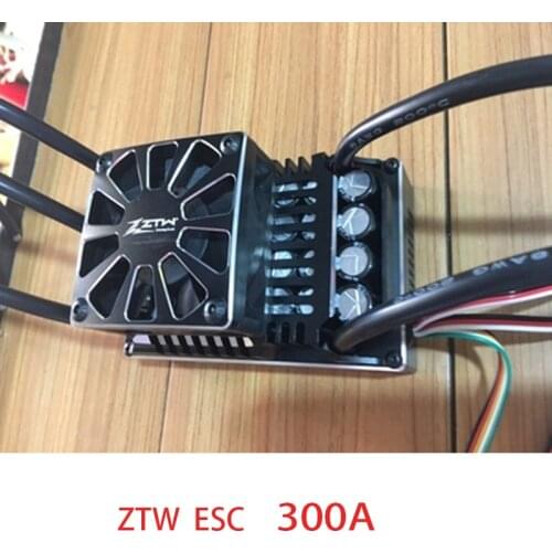 ZTW 1:5 Beast PRO200A 300A 6V/7.4V adjustable 8A BEC Brushless ESC waterproof all aluminium heat sinking for truck and light car