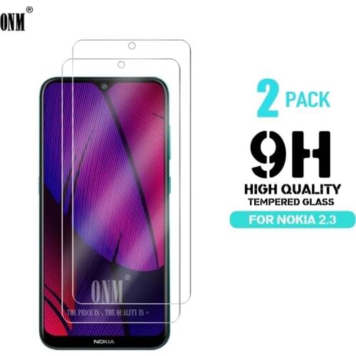 2Pcs Tempered Glass For Nokia 2.3 Screen Protector Premium Tempered Glass on the For Nokia 2.3 Screen Protective Film