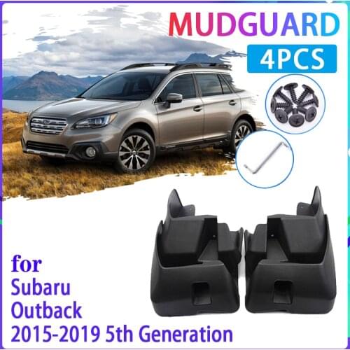 4 PCS Car Mud Flaps for Subaru Outback 2015 2016 2017 2018 2019 Mudguard Splash Guards Fender Mudflaps Auto Accessories