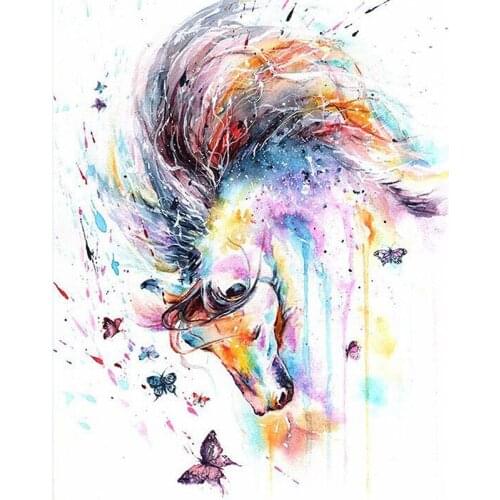 5d diy diamond painting animal Coloured cross stitch Square Full Square rhinestone mosaic pictures diamond embroidery horse