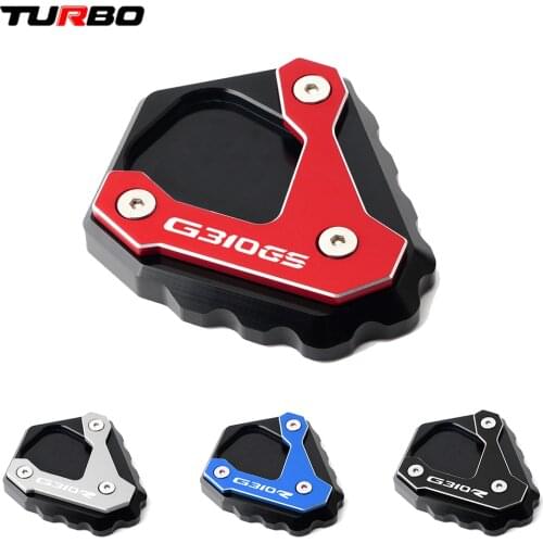 For BMW G310GS G310R 2017 2018 2019 Flash Deals Motorcycle CNC accessories Kickstand Extension Plate Foot Side Stand Enlarge pad