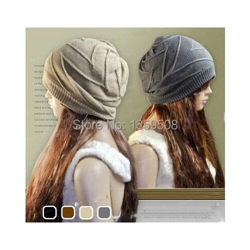 Free Shipping!2014 New Winter Men Beanie Women Baggy Hat Knitting Oversized Beanies Hats Mens Knitted Skullcap Womens Knit Caps