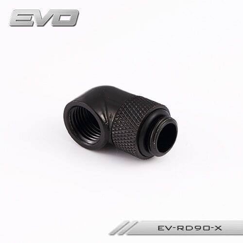 Bykski EVO G1/4" 90 Degree Elbow Rotatable Fitting Connector Joint EV-RD90-X