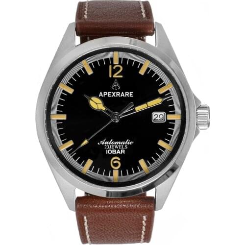 Watches for Men Automatic Mechanical Wristwatch Sports 100M Diver Stainless Steel Sapphire Crystal Luminous Clock Reloj Hombre