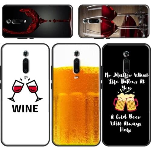 Drink Beer Red Wine For Xiaomi Mi 11 Lite Case For Xiaomi Mi 11 Ultra 9 10 Lite 10T Pro POCO F3 M3 X3 Pro Case